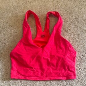 Alo Vibrant Pink Sports Bra